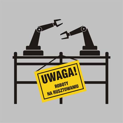 uwaga roboty!